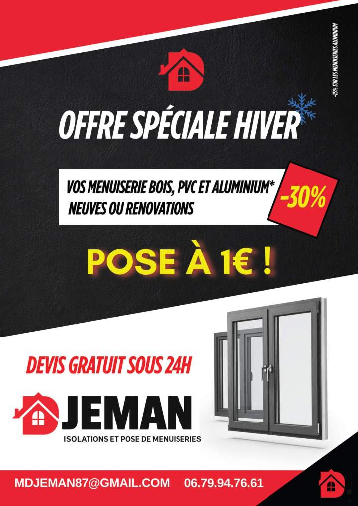 Pose de fenêtre Limousin